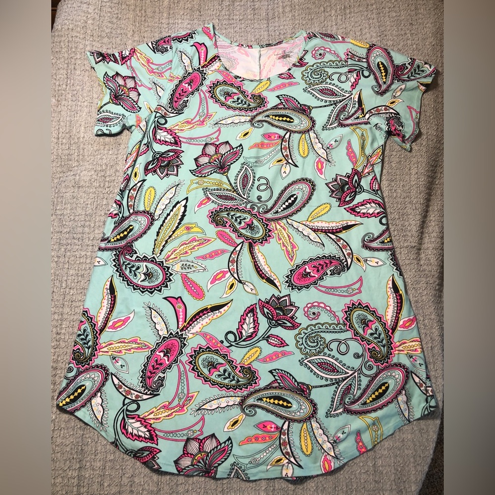 Bobbie Brooks Paisleys Print Plus Size Dress